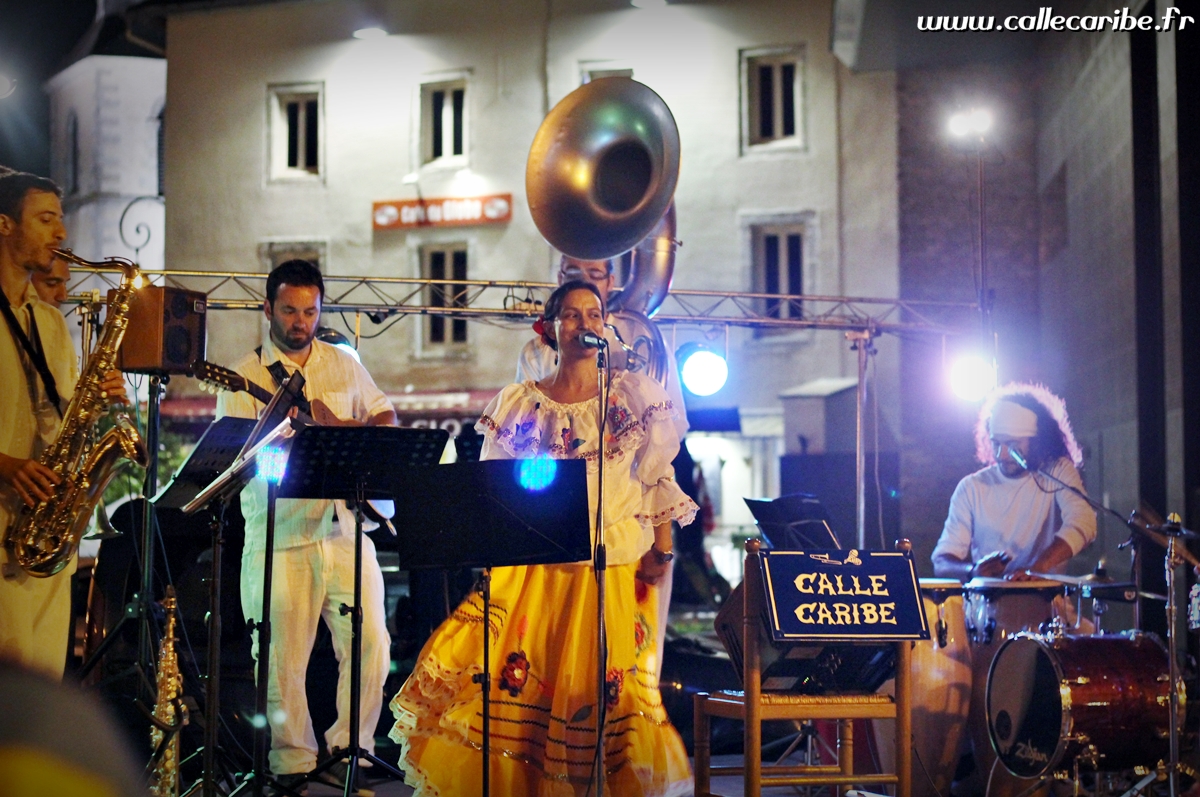 Concert de Calle Caribe à la Brasserie 13 (Lacaune, 81)